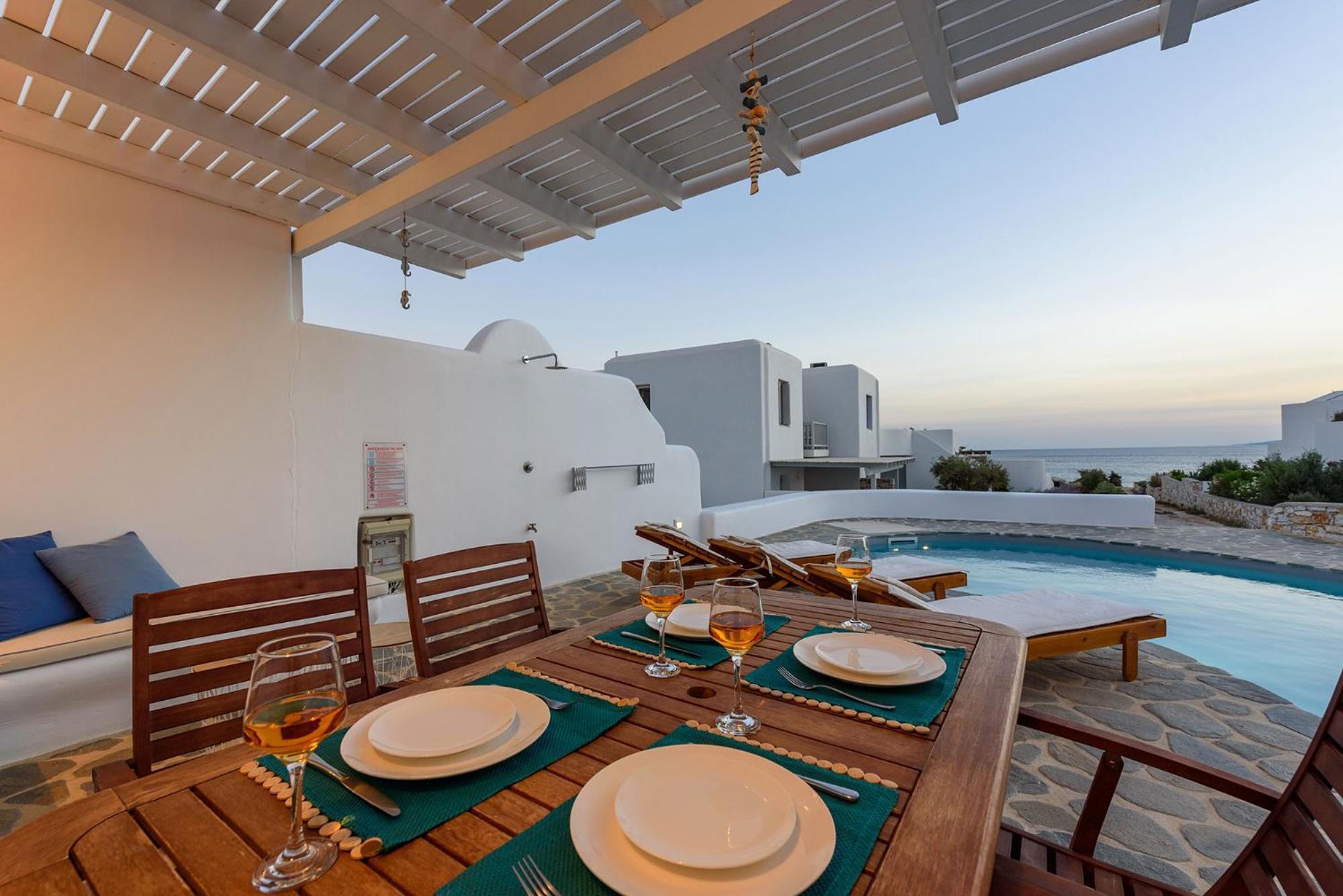 Helen Beach Front Luxury Villas Kastrákion Eksteriør billede