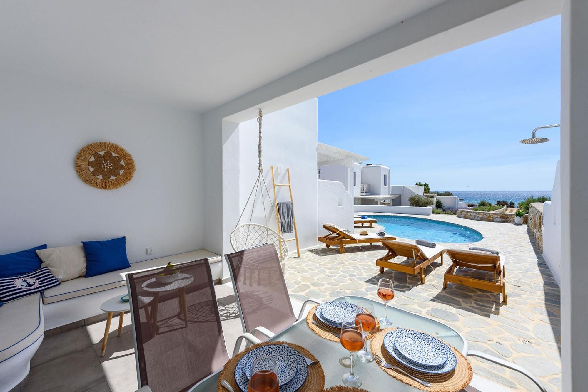 Helen Beach Front Luxury Villas Kastrákion Eksteriør billede